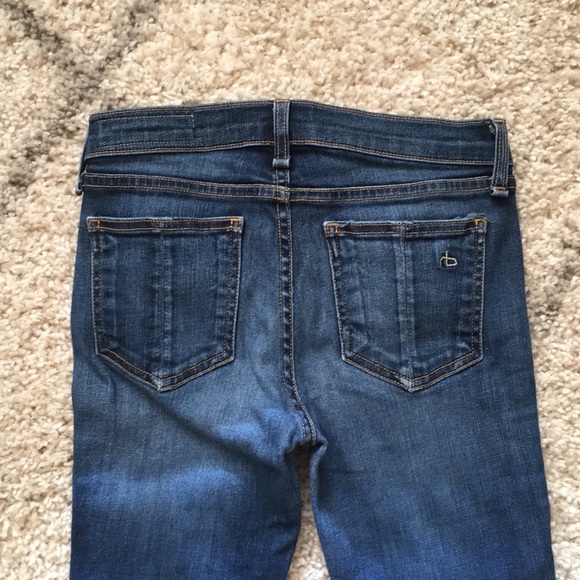 Rag & Bone..Dark wash skinny jeans- size 25 - Picture 4 of 5